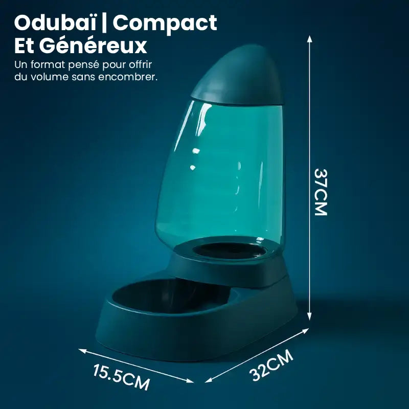 Distributeur d'eau pour chat - Odubaï : compact et généreux - AstuceChat
