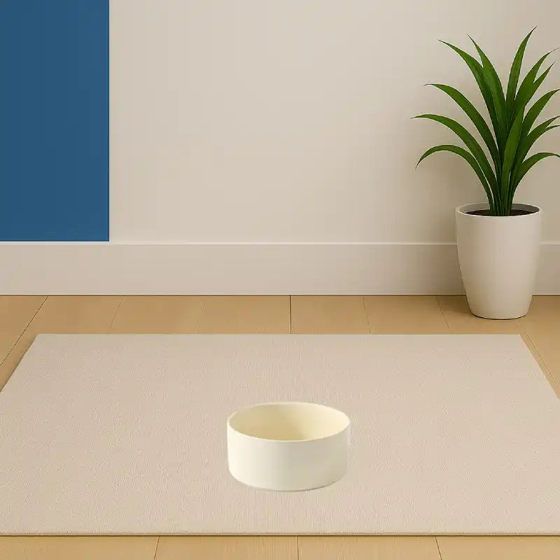 Fontaine a eau pour chat ceramique - Okeram : Gamelle beige