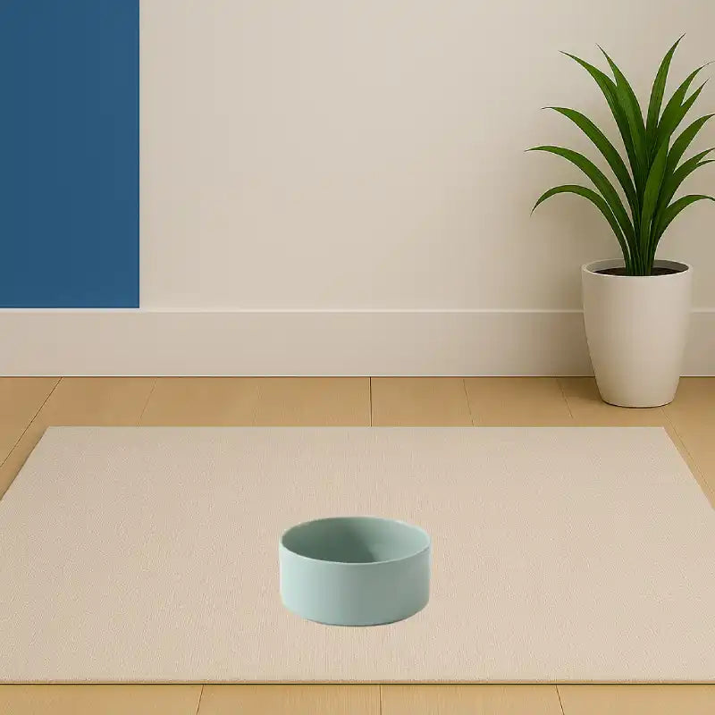 Fontaine a eau pour chat ceramique - Okeram : Gamelle verte claire