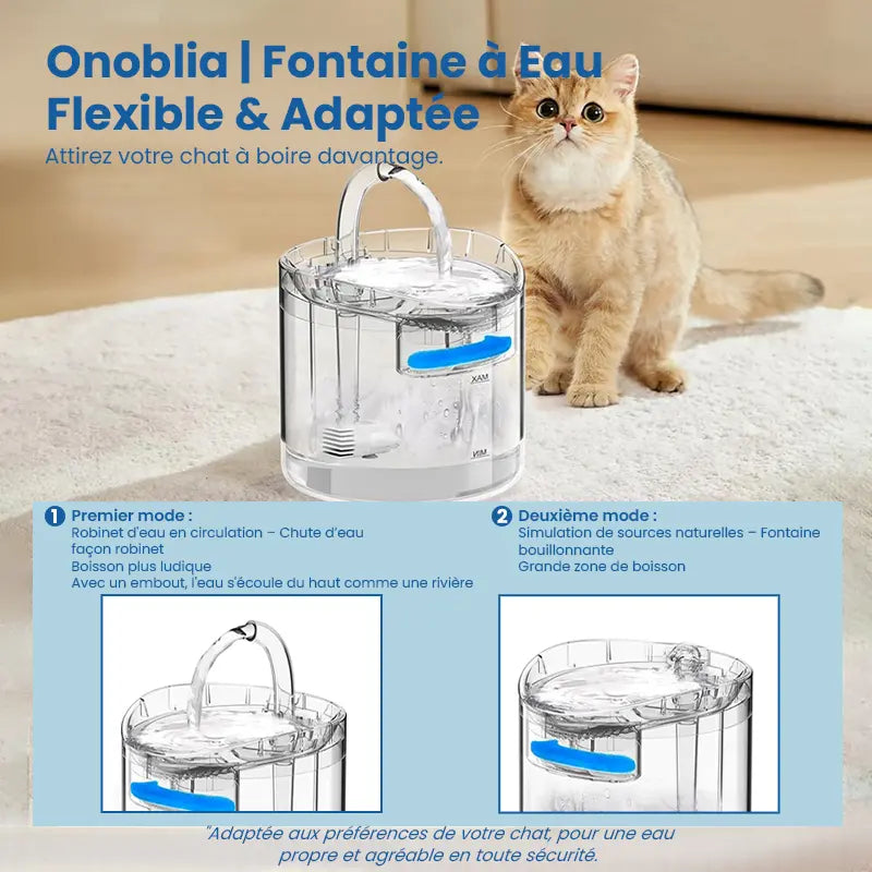 Fontaine à eau pour chat | Flexibilité