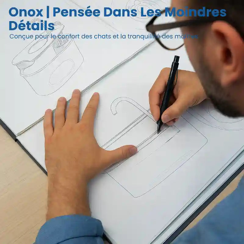 Fontaine a eau pour chat inox - Onox : bien-être de votre chat