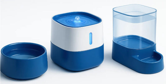 Distributeur eau chat — modèles bleus AstuceChat