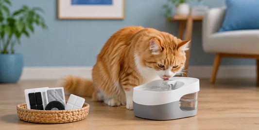 Filtre fontaine a eau chat - fontaine pour chat et filtres compatibles - AstuceChat