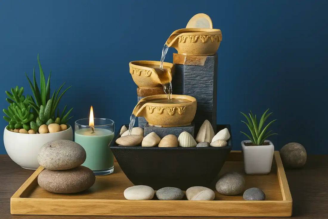 Fontaine a eau chat ceramique 