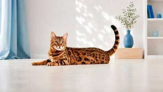 Bengal - adulte au repos dans un salon