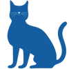 Grand logo d'AstuceChat avec un chat bleu stylisé, représentant la marque et son identité visuelle.