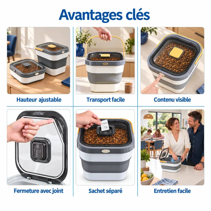 Bac a croquette - Stelo : présentation des six avantages clés du bac pliable - AstuceChat