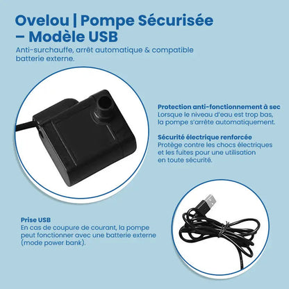 Fontaine eau chat › Ovelou