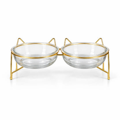 Gamelle en verre pour chat - Gadéko : modèle solo - AstuceChat