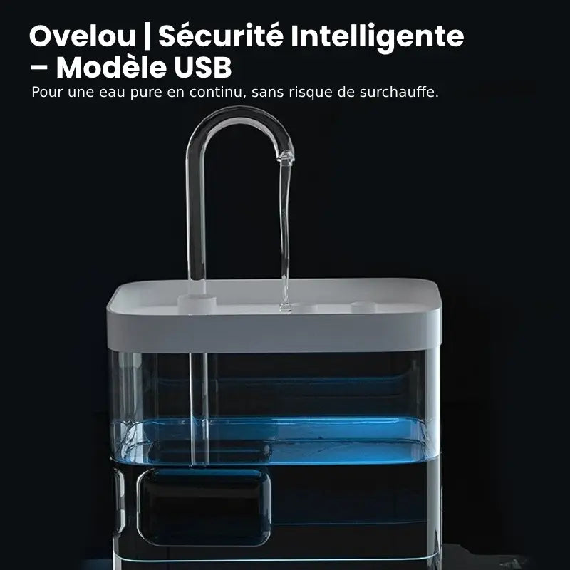 Fontaine eau chat › Ovelou