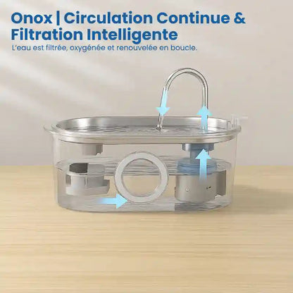 Fontaine a eau pour Chat inox › Onox