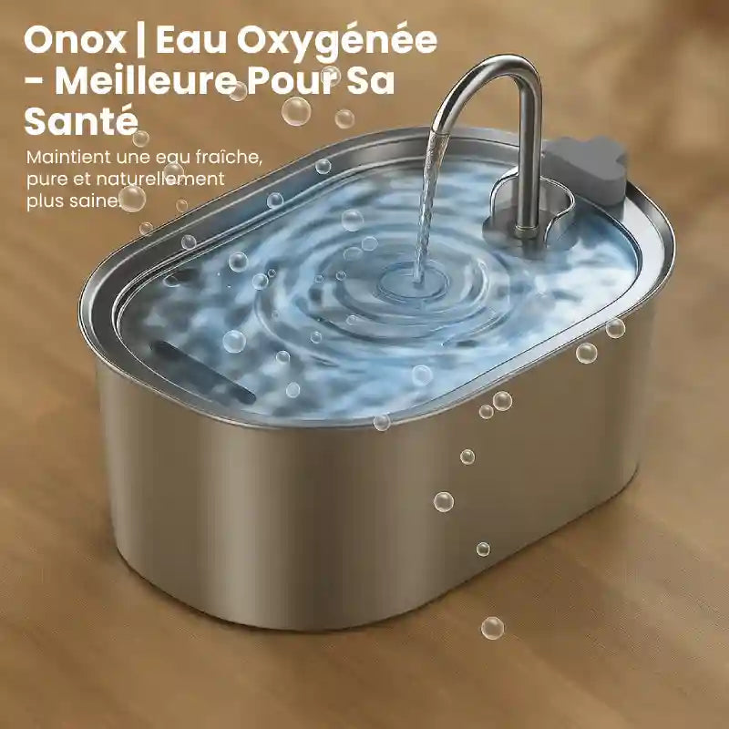 Fontaine a eau pour Chat inox › Onox