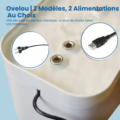 Fontaine eau chat › Ovelou