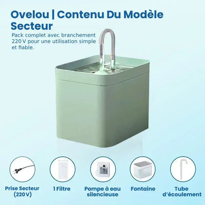 Fontaine eau chat › Ovelou