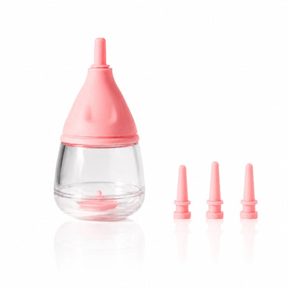 Biberon chaton anti-refus - Nelya : Rose Poudré avec recharges - AstuceChat