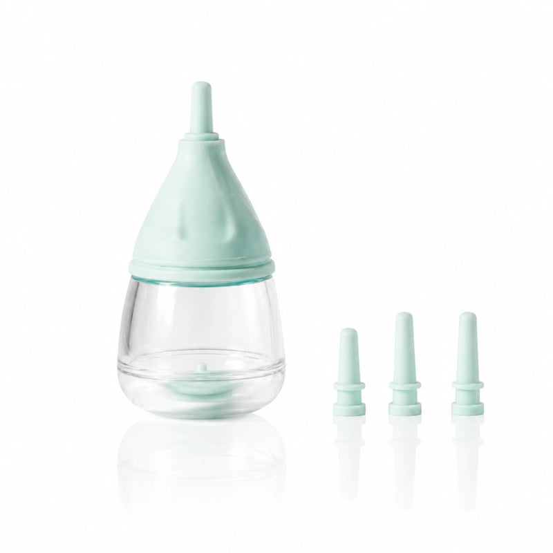 Biberon chaton anti-refus - Nelya : Vert Tilleul avec recharges - AstuceChat