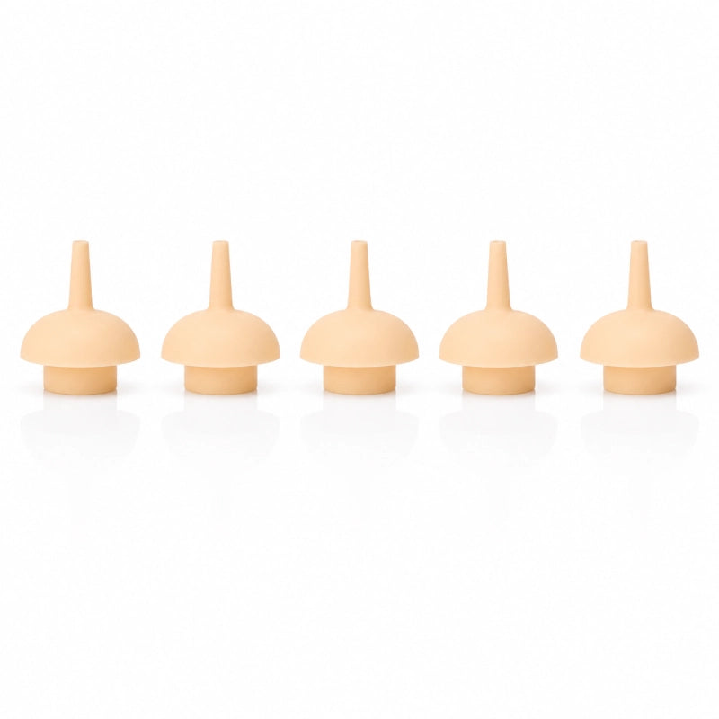 Biberon chaton nouveau né - Nelvia : lot de 6 tétines courtes de recharge - AstuceChat