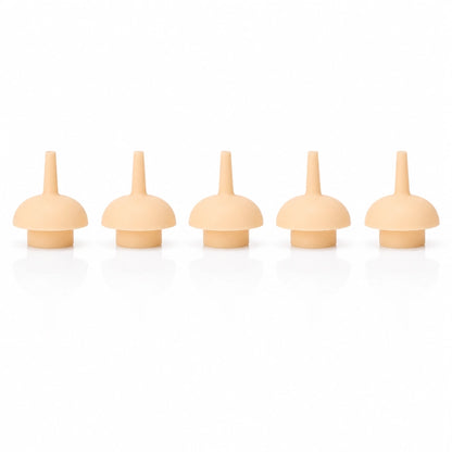 Biberon chaton nouveau né - Nelvia : lot de 6 tétines courtes de recharge - AstuceChat