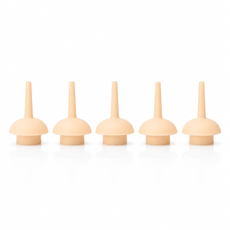 Biberon chaton nouveau né - Nelvia : lot de 6 tétines longues de recharge - AstuceChat