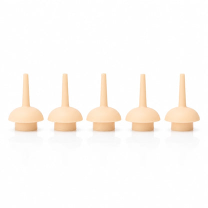 Biberon chaton nouveau né - Nelvia : lot de 6 tétines longues de recharge - AstuceChat
