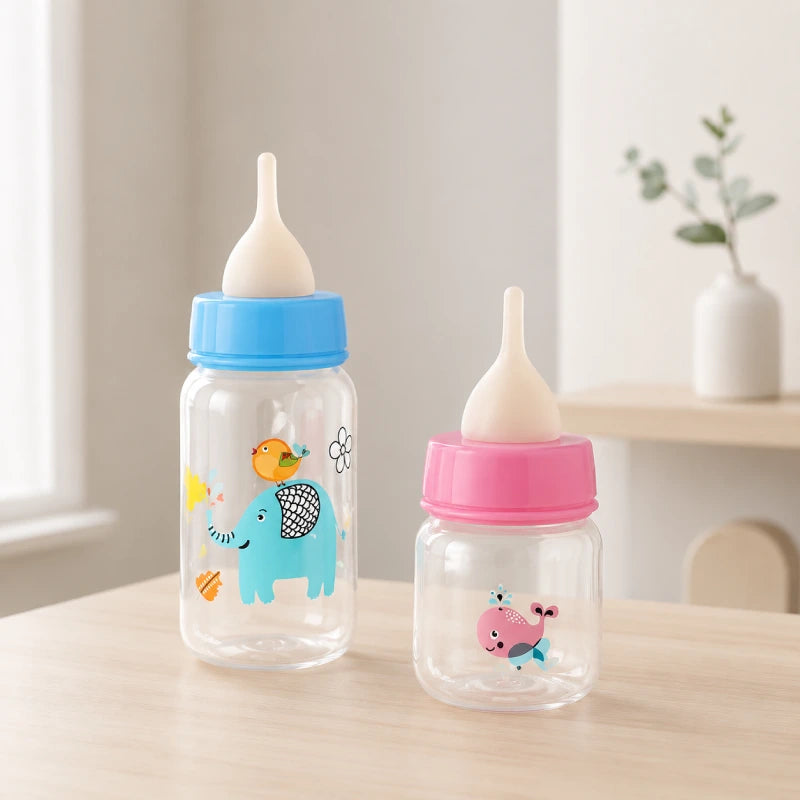 Biberon pour chatons débit contrôlé - Neluna : duo de biberons 60 ml et 125 ml - AstuceChat