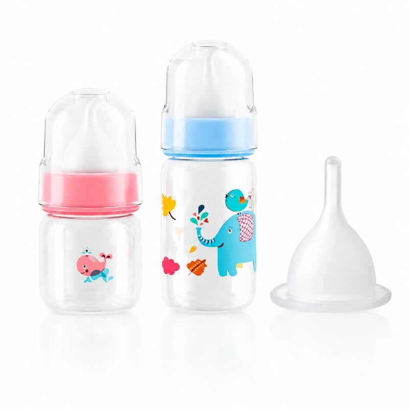 Biberon pour chatons débit contrôlé - Neluna : pack complet avec deux biberons et une tétine - AstuceChat