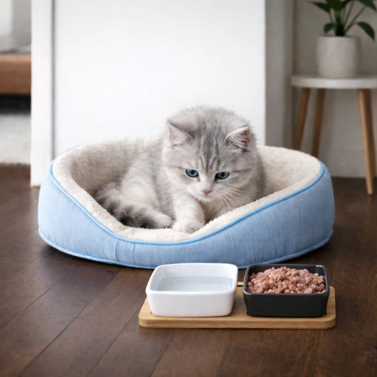 Bol chaton - Gabol : lifestyle chaton et plateau bois - AstuceChat