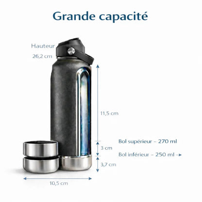 Bouteille gamelle de transport chat - Gaduo : grande capacité - AstuceChat