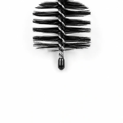 Brosse goupillon chat - Lot 10, Axilo : gros plan Noir Graphite - AstuceChat
