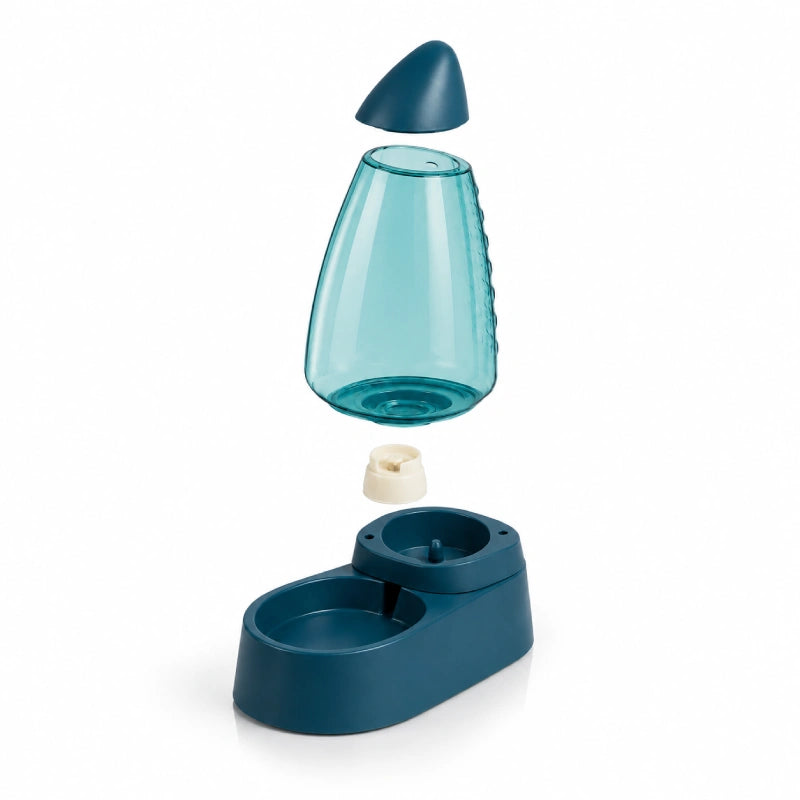 Distributeur automatique eau chat - Odubaï : Lagune Boréale en vue éclatée - AstuceChat