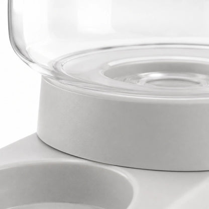 Distributeur automatique eau chat - Odubaï : Perle Lunaire en close-up détail - AstuceChat