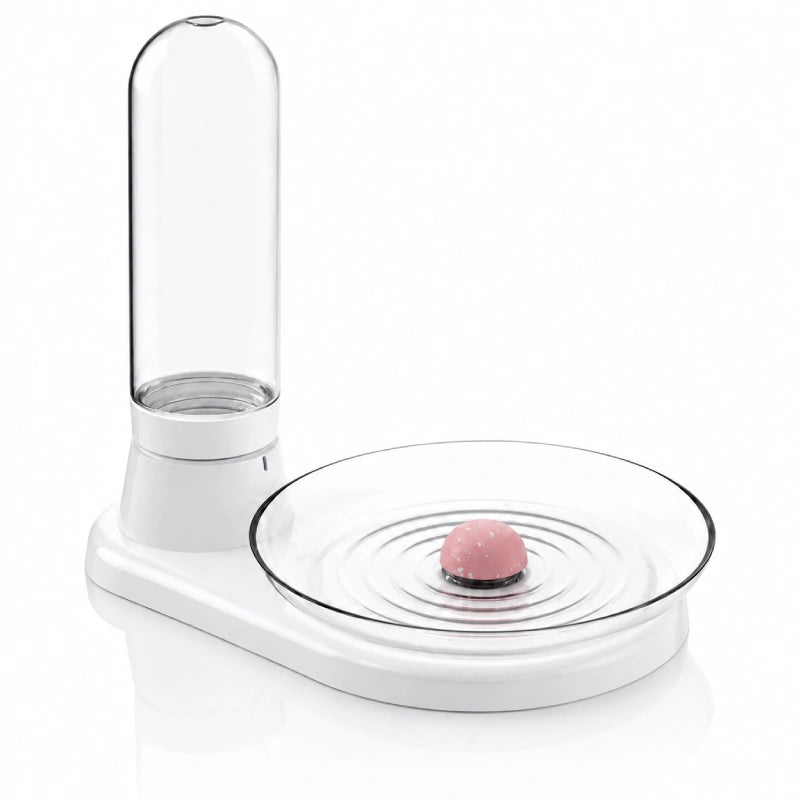 Distributeur d’eau pour chat à filtre inox permanent - Odis : réserve d’eau simple sans moteur - AstuceChat