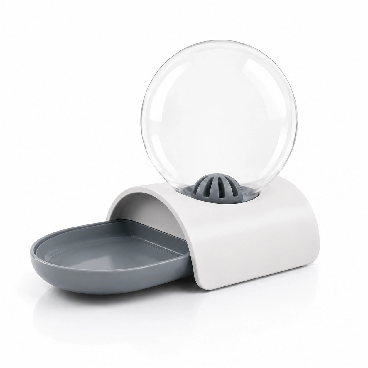 Distributeur d eau pour chat sans fil : Oline - Source Gris Perle packshot studio - AstuceChat