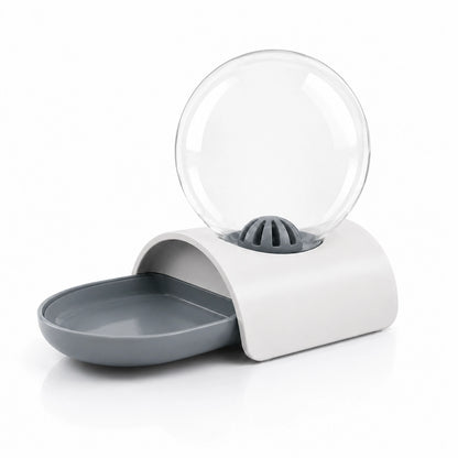 Distributeur d eau pour chat sans fil : Oline - Source Gris Perle packshot studio - AstuceChat