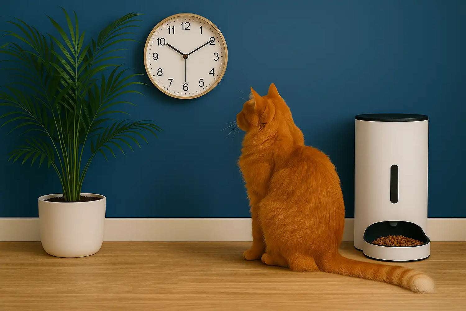 Distributeur de croquettes pour chat roux AstuceChat