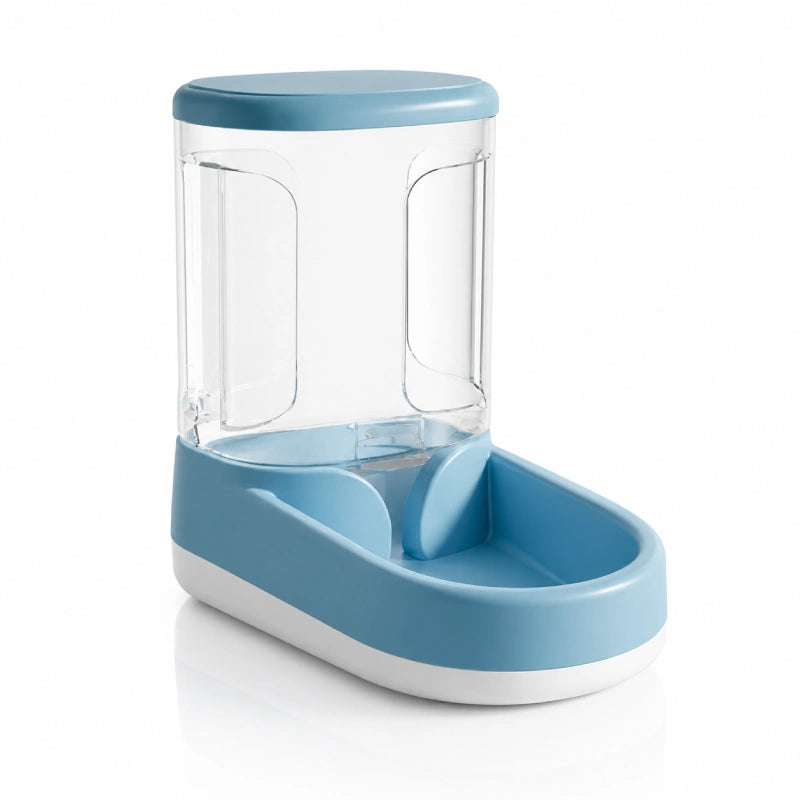 Distributeur eau chat bouteille - Odra : vue principale du modèle Bleu Lagune - AstuceChat