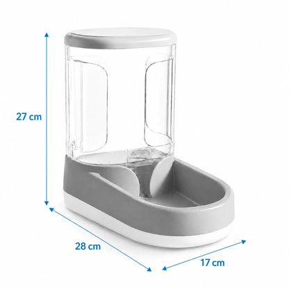 Distributeur eau chat bouteille - Odra : dimensions 27 cm, 28 cm et 17 cm - AstuceChat