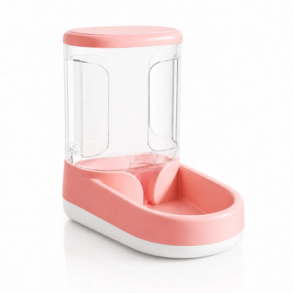 Distributeur eau chat bouteille - Odra : vue principale du modèle Rose Poudré - AstuceChat