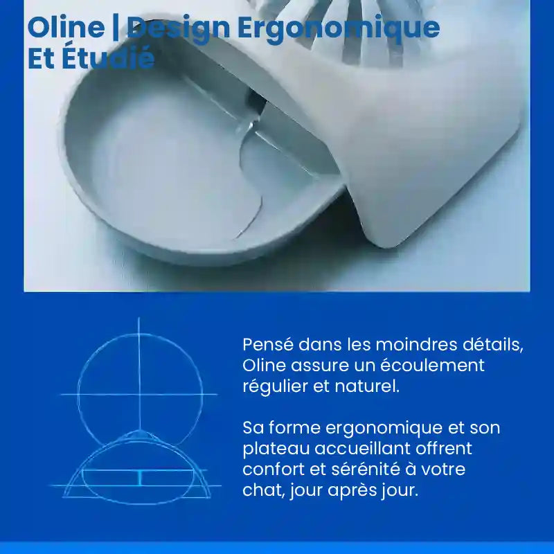 Distributeur eau pour chat - Oline : design étudié - AstuceChat