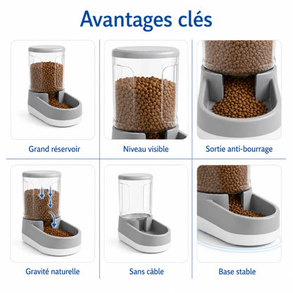 Distributeur nourriture chat - Coria : avantages clés du distributeur de croquettes - AstuceChat