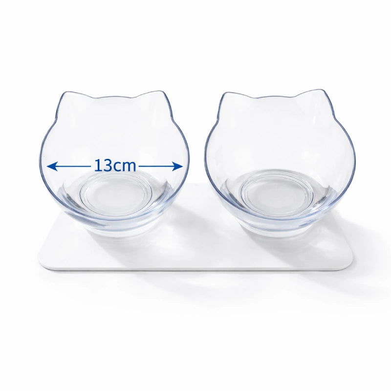 Double gamelle pour chat - Gaville : avec diamètre du bol de 13 cm - AstuceChat