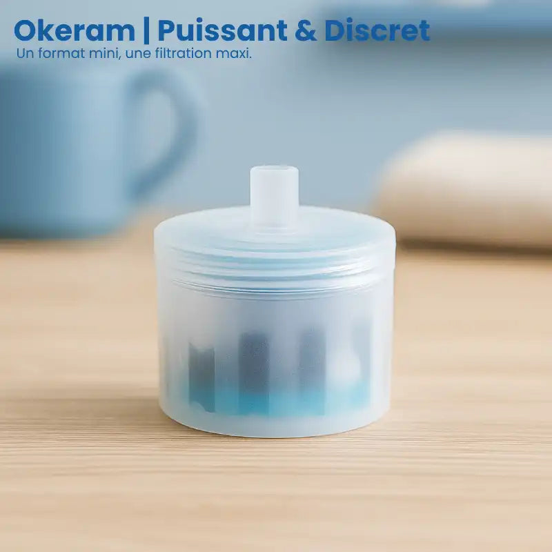 Filtre pour fontaine a eau chat - Okeram : puisant et discret AstuceChat