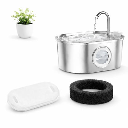 Filtres fontaine a eau chat - Onox compatibles avec filtre et préfiltre mousse noire - AstuceChat