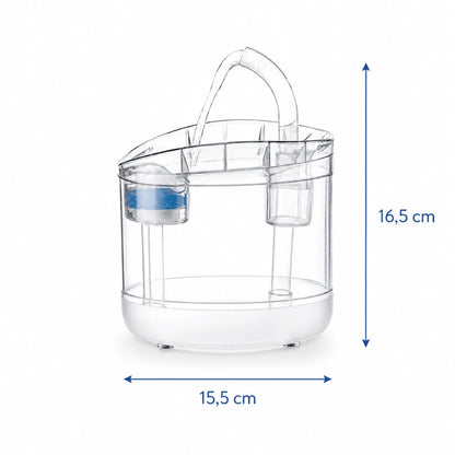 Fontaine à eau chat avec capteur de mouvement - Onoblia : dimensions du produit - AstuceChat