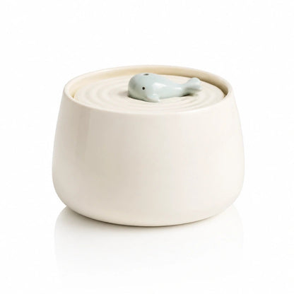 Fontaine à eau chat céramique - Okeram : fontaine céramique Écorce Beige - AstuceChat