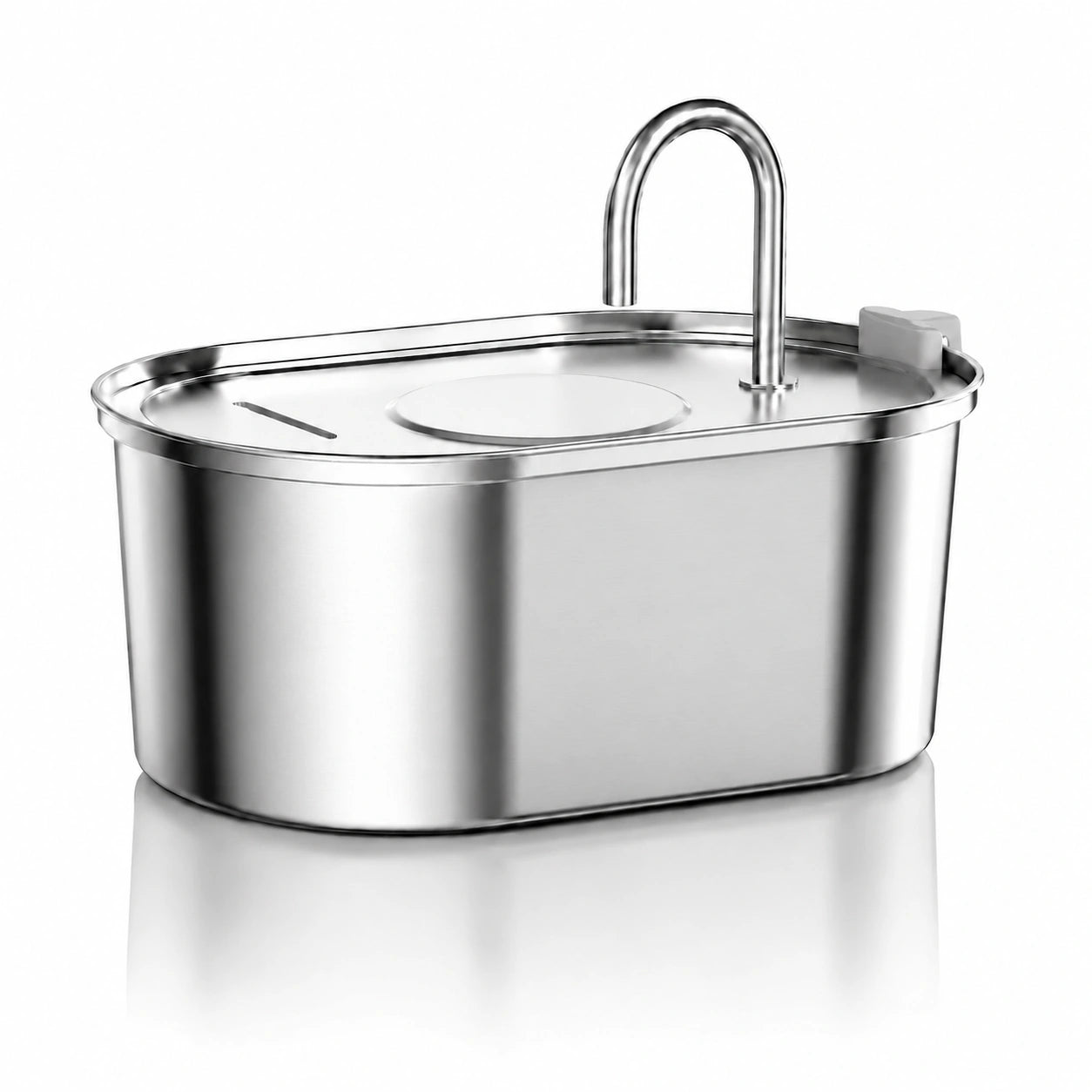 Fontaine a eau chat inox - Onox : sans hublot USB - AstuceChat