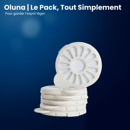 Fontaine à eau chat sans électricité - Oluna : pile 6 filtres AstuceChat