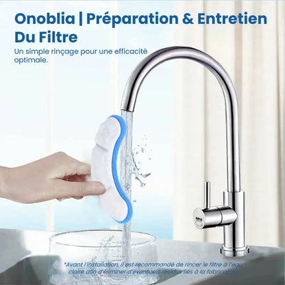 Fontaine à eau pour chat - Onoblia : préparation filtre - AstuceChat
