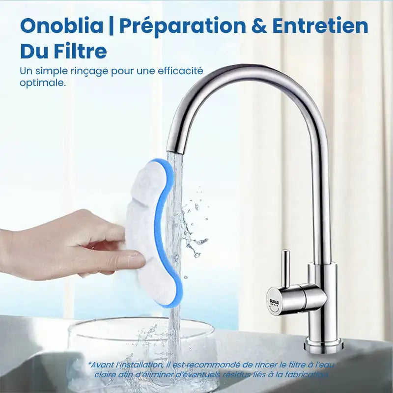 Fontaine à eau pour chat - Onoblia : préparation filtre