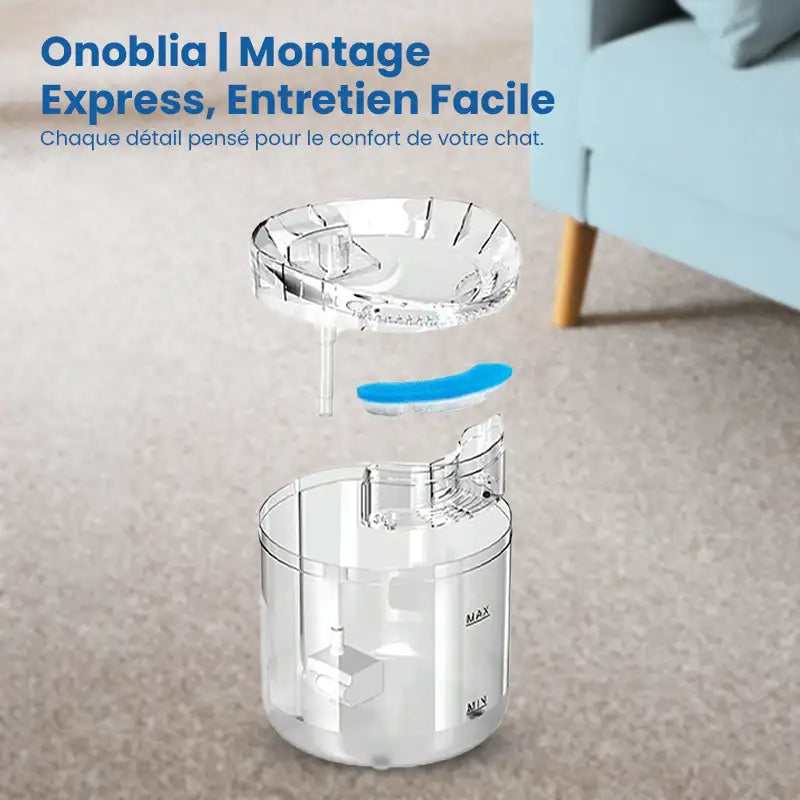 Fontaine à eau pour chat - Onoblia : montage express - AstuceChat